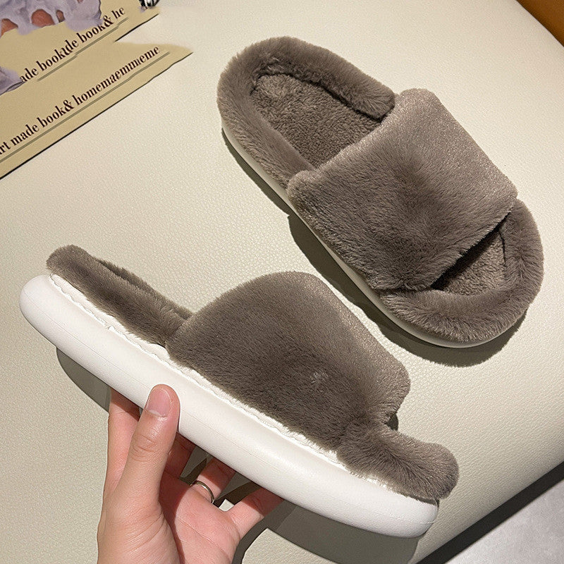 Minimalist Fluffy Bedroom Slippers | SHEIN USA | Bedroom slippers, Slippers,  Womens slippers